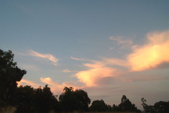 looking northeast