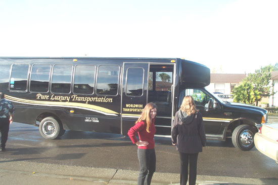 Suzanne's birthday limo