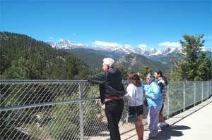 top of the tram