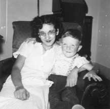 Mom and Michael, 1953