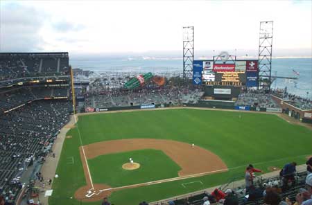 Pacific Bell Park, September 2000