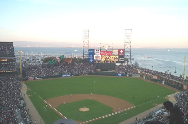 Pacific Bell Park, August 2001