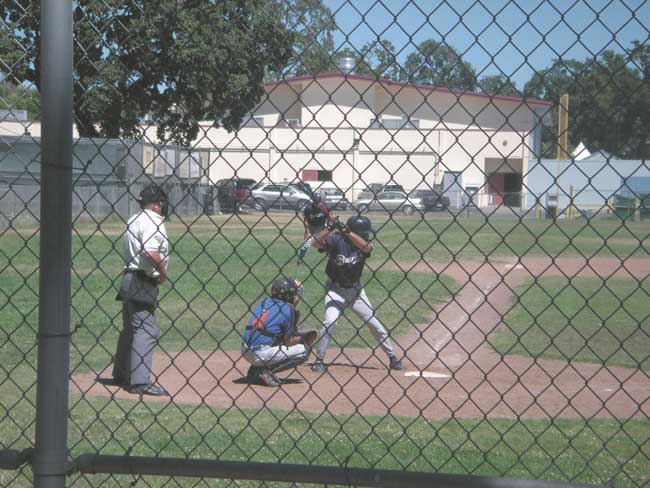 Eric at bat