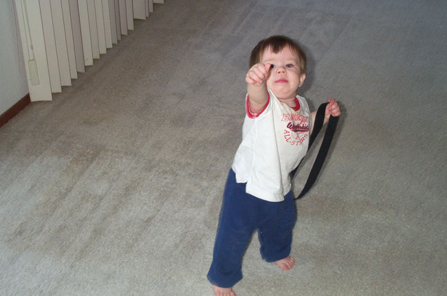 Aiden at (almost) one year