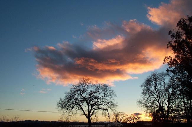 clouds at sunset